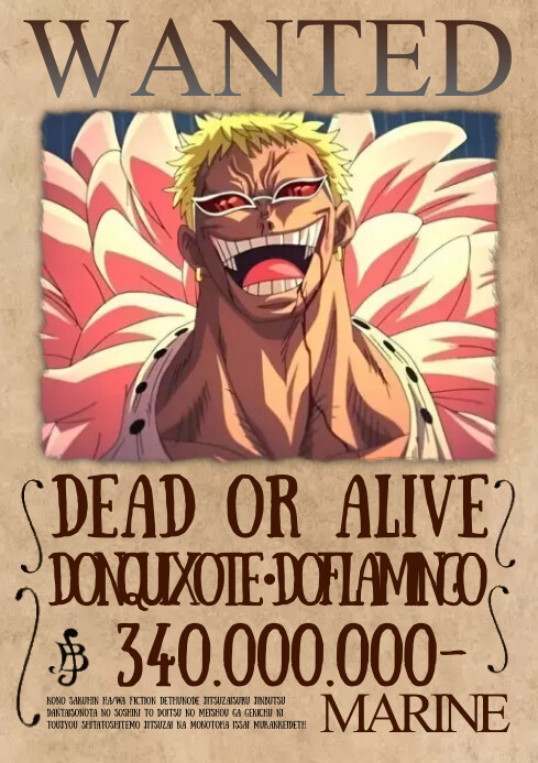 Doflamingo: O Imperador do Caos de One Piece